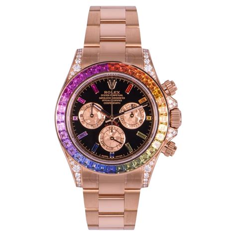 rainbow rolex rose gold price|rolex 116595rbow for sale.